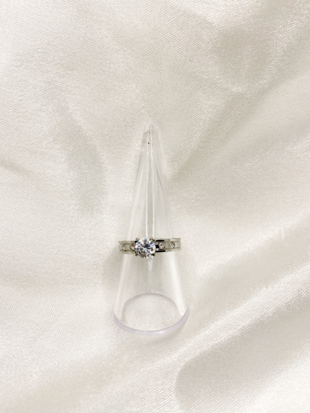 Bague Double Solitaire